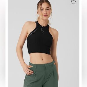 ALO seamless open air racerback tank